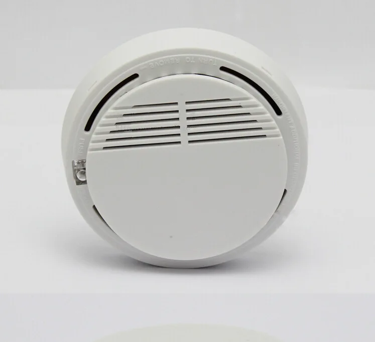 Wireless Smoke Detector Home Security Fire Alarm Sensor System Cordless White