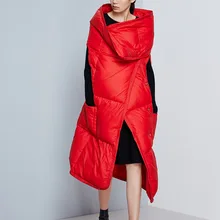 Осенне-зимний женский жилет на 90% белом утином пуху, женский пуховик с шалью, женская одежда, зимний жилет для женщин