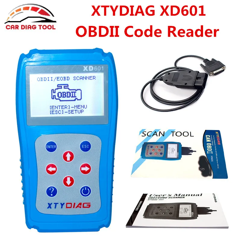 XTYDIAG XD601 EOBD2 OBDII автомобиля диагностический инструмент работает на 1996 от позже