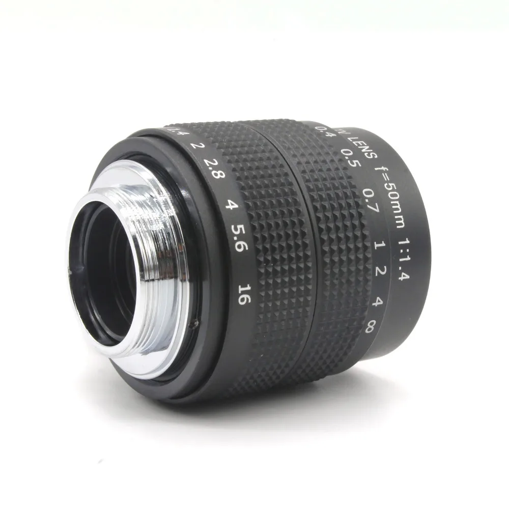 Fujian CCTV 50 мм f1.4 объектив + фотокольцо для фотоаппарата Fuji|50mm lens|cctv 50mm50mm |