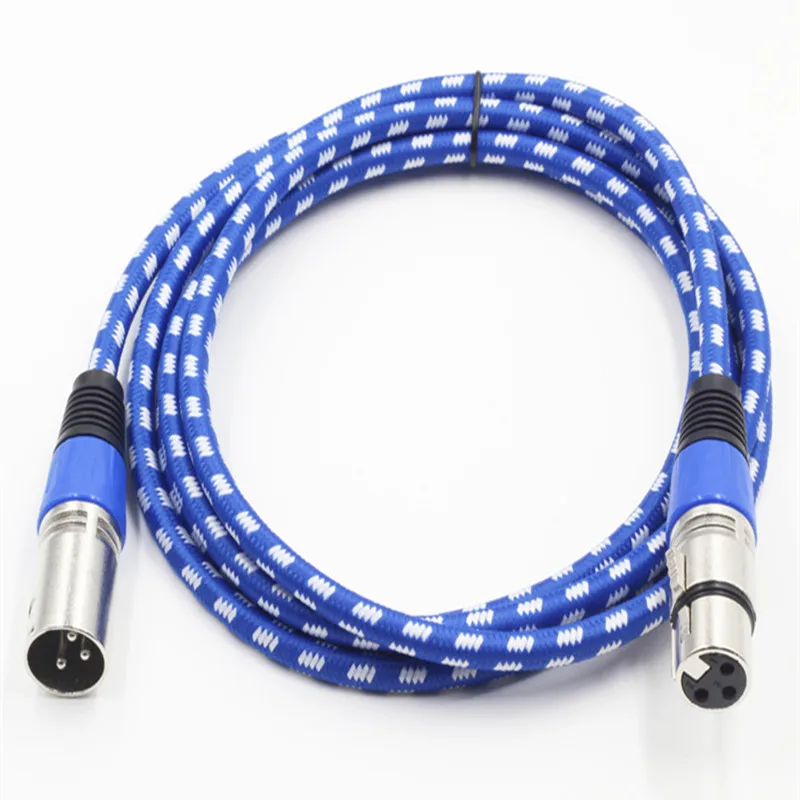 

XLR Audio Cable Male To Female Adapters XLR Balanced Cable For Microphone Mixer Amplifier 3 Pin XLR Extension Cord Connector