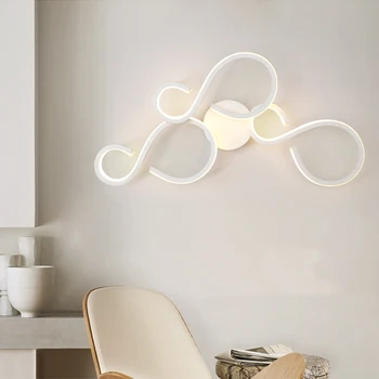 

Minimalist Modern Bedroom Wall Lamp Bedside led Lamp Originality Nordic Bathroom led Lighting Office Living Room Wall Lights