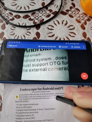 USB Android эндоскоп камера 1 м 2 провод тип c Инспекционная для ПК Phone Conduit