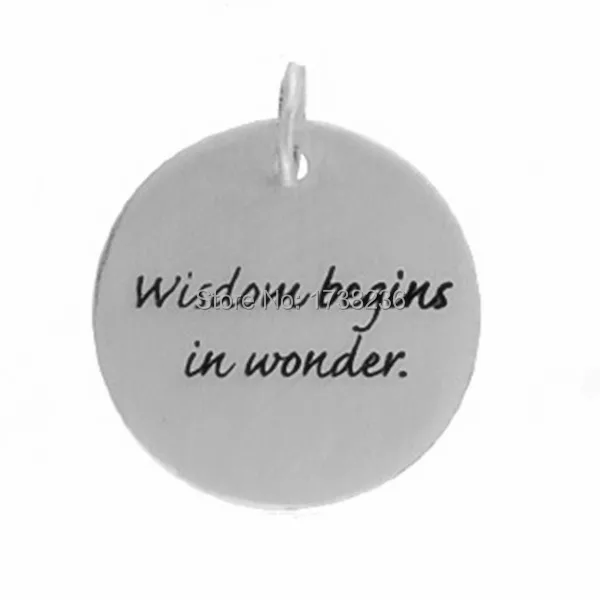 Buy Personalized Custom Engraving Alloy Wisdom Begins