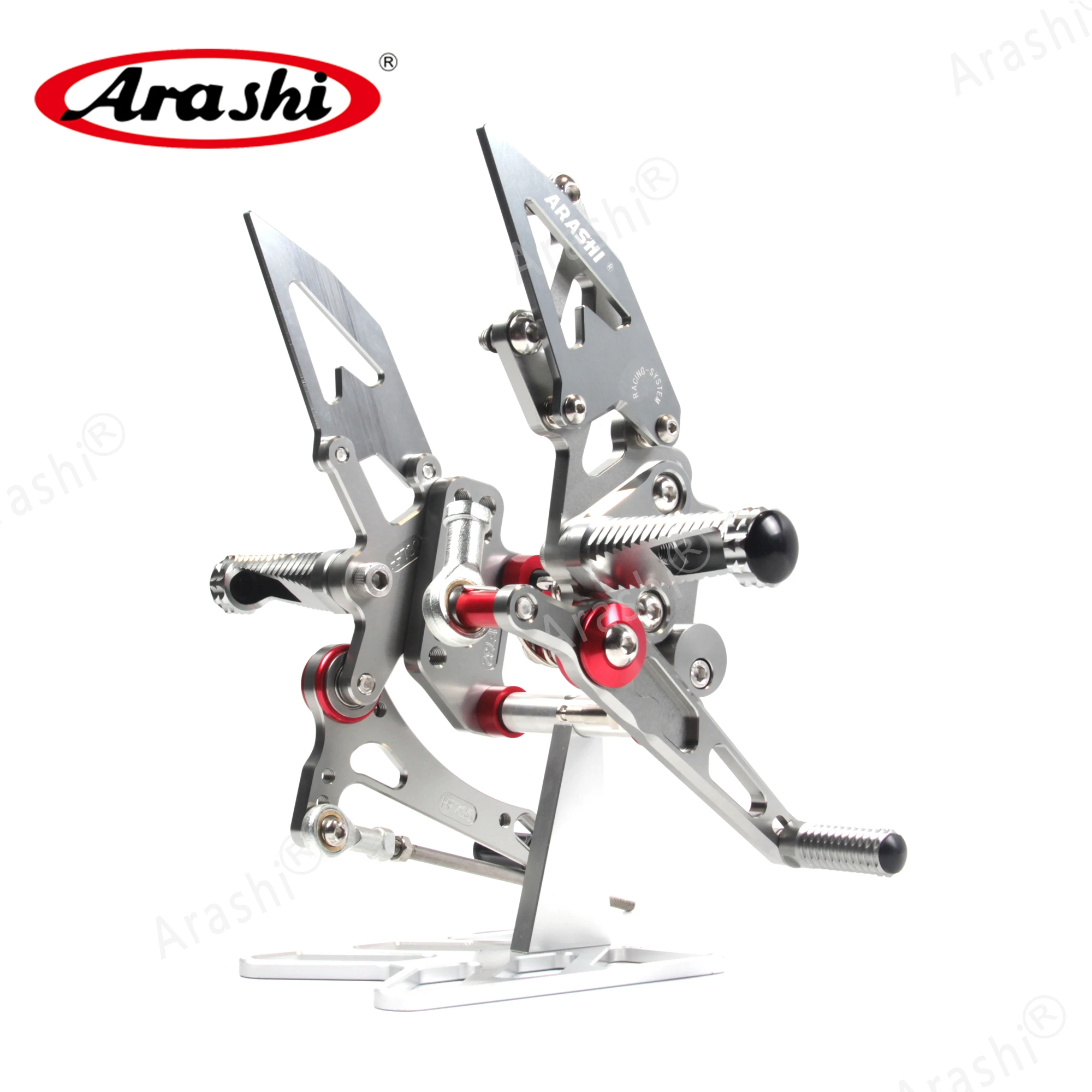 Arashi CNC подножка мотоцикла для KAWASAKI NINJA 300 13-17 регулируемые Задние подножки аксессуары 2013