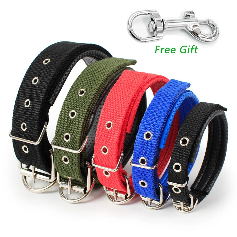 

Adjustable Small Dog Collar For Chihuahua Pitbull Terrier Beagle Bulldog Pug Dog Cat Collar Metal Clasp Medium Pet Accessories