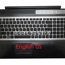 Подставка для ноутбука и клавиатура для samsung RF712 Korea KR Россия RU Чешский CZ английский США Словенский SL Италия IT Франция FR с подсветкой Новинка