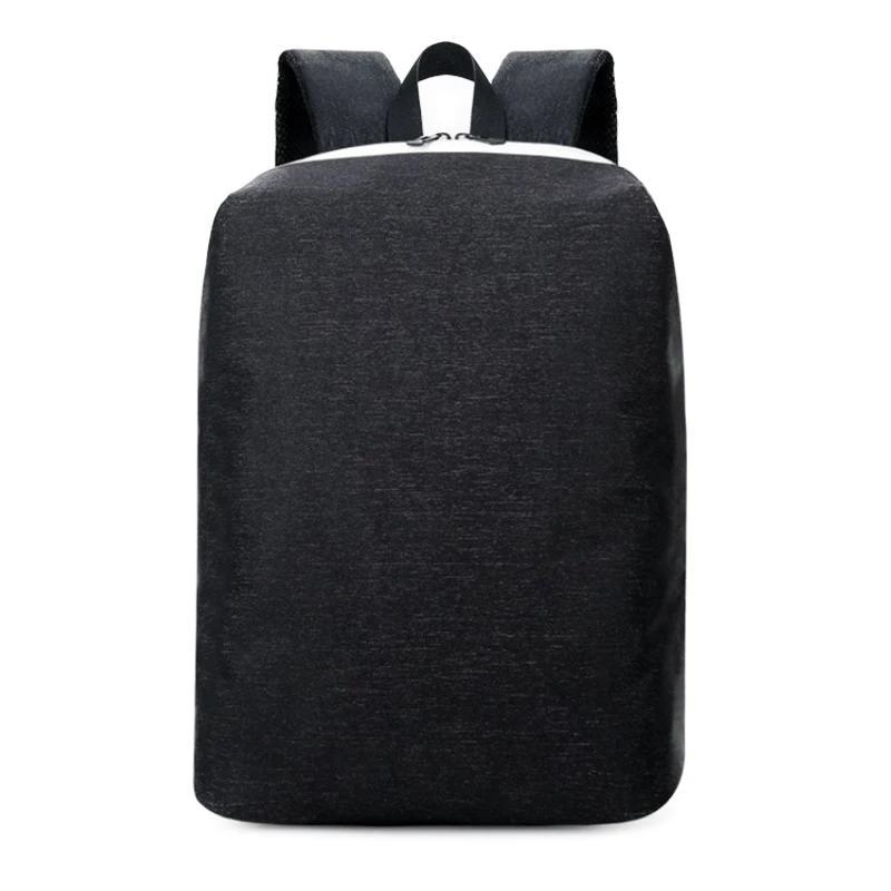 

Fashion casual simple canvas Computer bags Large capacity Anti-theft Business Backpack laptop Multi-function pure color backpack