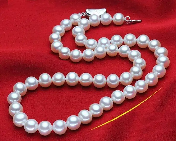 

18" 9-10MM SOUTH SEA WHITE PEARL NECKLACE AAA