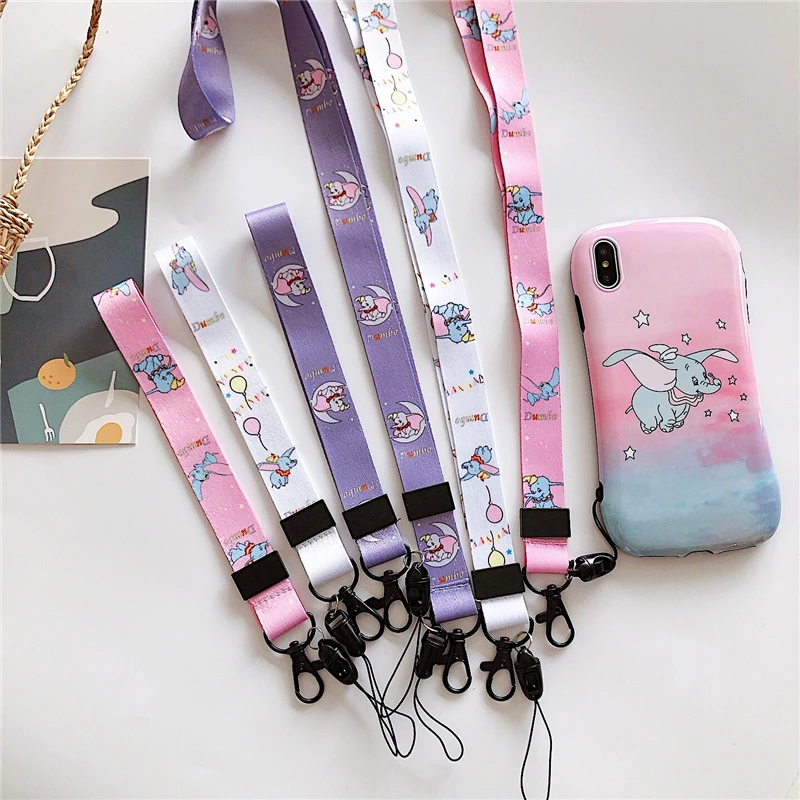 

Cute Mobile Phone Strap Cartoon Neck Lanyard Anti-lost Broadband Wrist Lanyard Rope For Keys ID Card Holder Phone Camera Keys