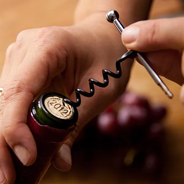1set Mini Outdoor Red Wine Bottle Opener With Key Ring Cork Popper