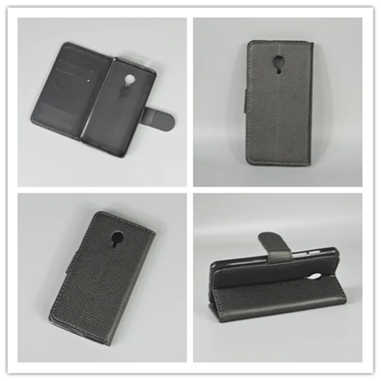 Для Alcatel One Touch Pop Up OT6044 6044 6044D Роскошный кожаный чехол-подставка с 2 отделениями для