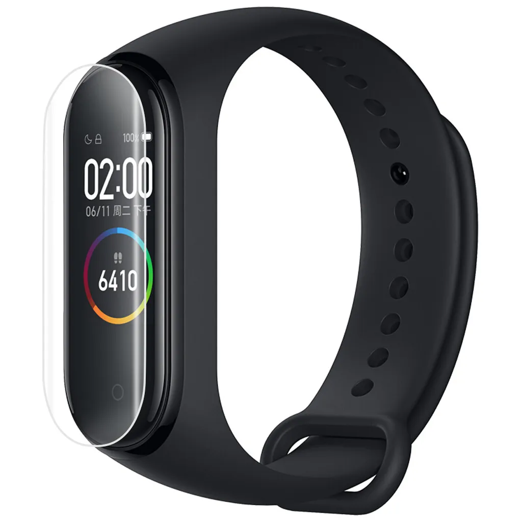 Xiaomi Mi Band 4 защитная пленка для мобильного HD прозрачная и Взрывозащищенная lcd TPU полное покрытие браслетная пленка Пылезащитная устойчивая к царапинам B1