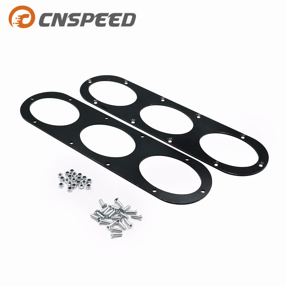 CNSPEED 2 шт. черный диффузор заднего бампера для универсального автомобильного