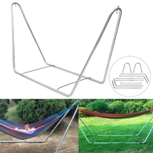 Портативный гамак стальная подставка Кемпинг Открытый путешествия качели стул кровать гамак рамка Стенд только