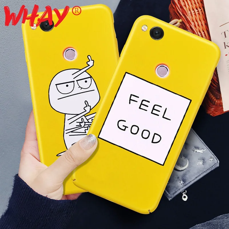 Мультфильм чехол для Xiaomi Redmi 4X жесткая задняя панель из поликарбоната милый Для