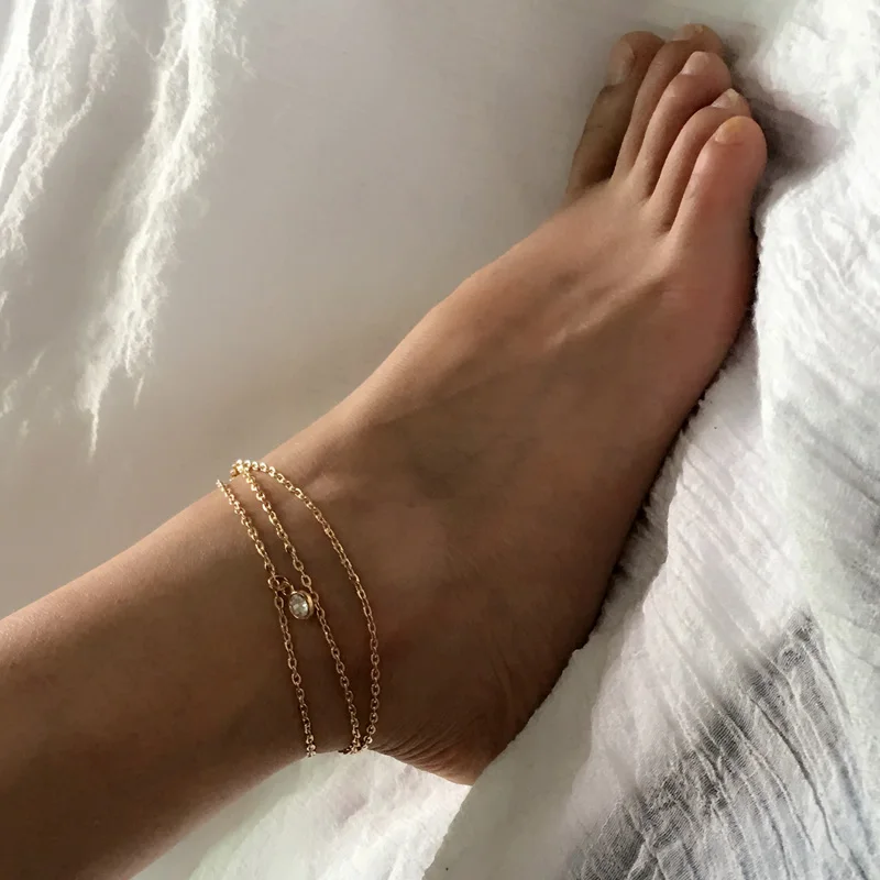 Women Boho Indian Gold Silver Crystal Charm Multilayer Foot Chain Girl Summer Jewelry Beach Sandal Feet Anklet Bracelet Ak066 In Anklets From Jewelry Women Boho Indian Gold Silver Crystal Charm Multilayer Foot Chain Girl Summer Jewelry Beach Sandal Feet Anklet Bracelet Ak066 In Anklets From Jewelry
