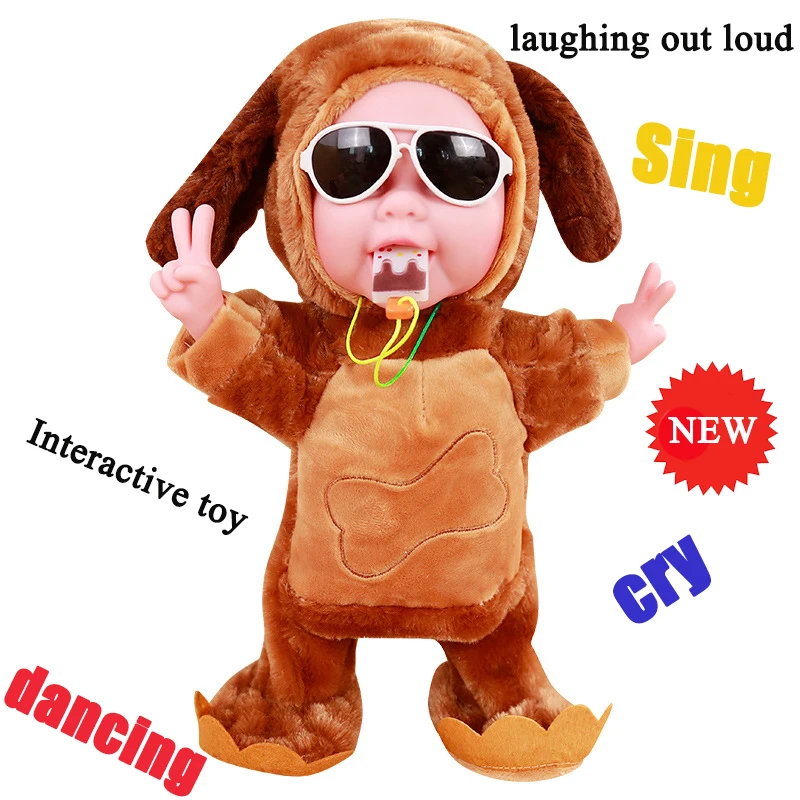 

32cm Electric Toy bebes reborn Multifunctional interactive cry doll lol Dancing ice cream dolls Surprise toys for children T20