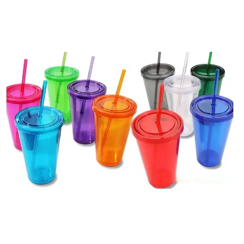 tumbler with lid and straw