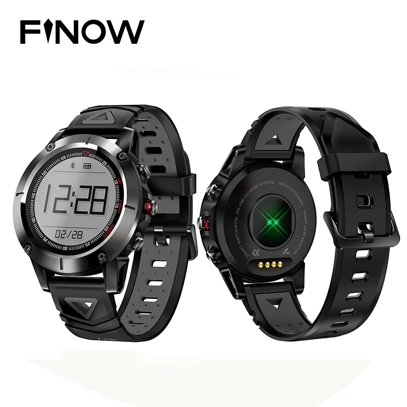 

FINOW G01 Waterproof IP68 Men Sport SmartWatch Bluetooth Heart Rate Monitoring Call And SMS reminder Smart Watch Anandroid IOS