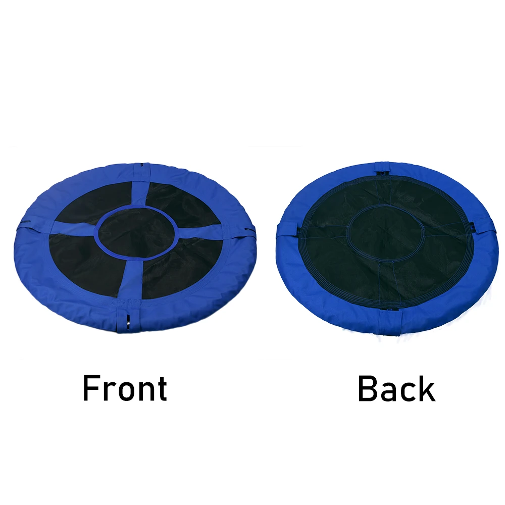 Открытый 1 м 40 дюймов открытый детская площадка качели Набор тарелка поворот дерево гнездо качели 900D 600lbs Летающий канат круглые качели