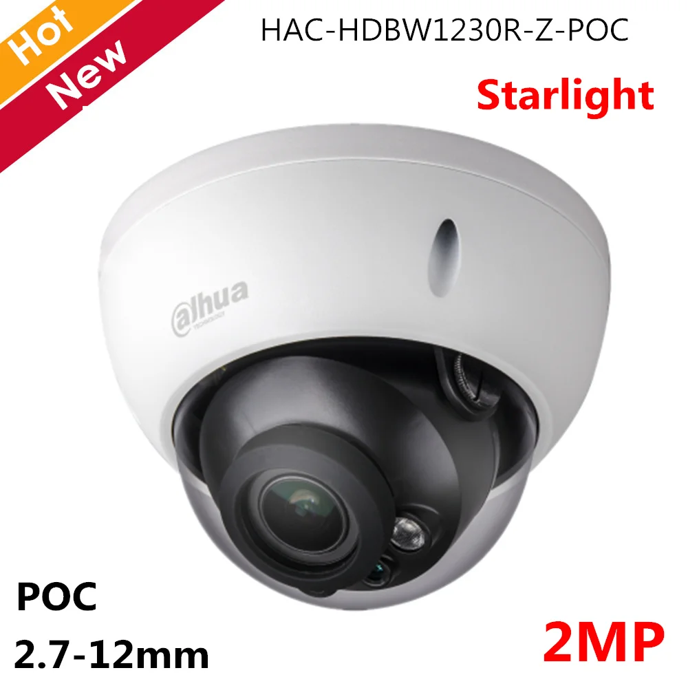 Dahua POC камера 2MP Starlight HDCVI 2 7 12 мм с моторизованным объективом Водонепроницаемая IP67