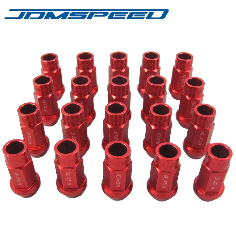 

RACING FORGED ALUMINUM LUG NUTS 12x1.5MM 20PCS FOR HONDA TOYOTA ACURA SCION