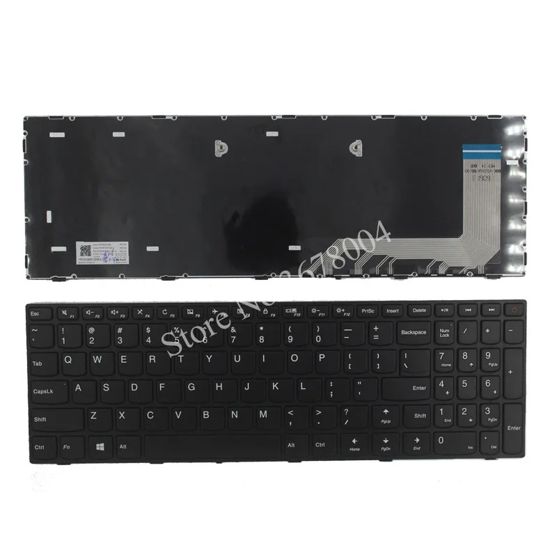  New US keyboard for lenovo ideaPad 110-15ISK US laptop keyboard No backlit with frame
