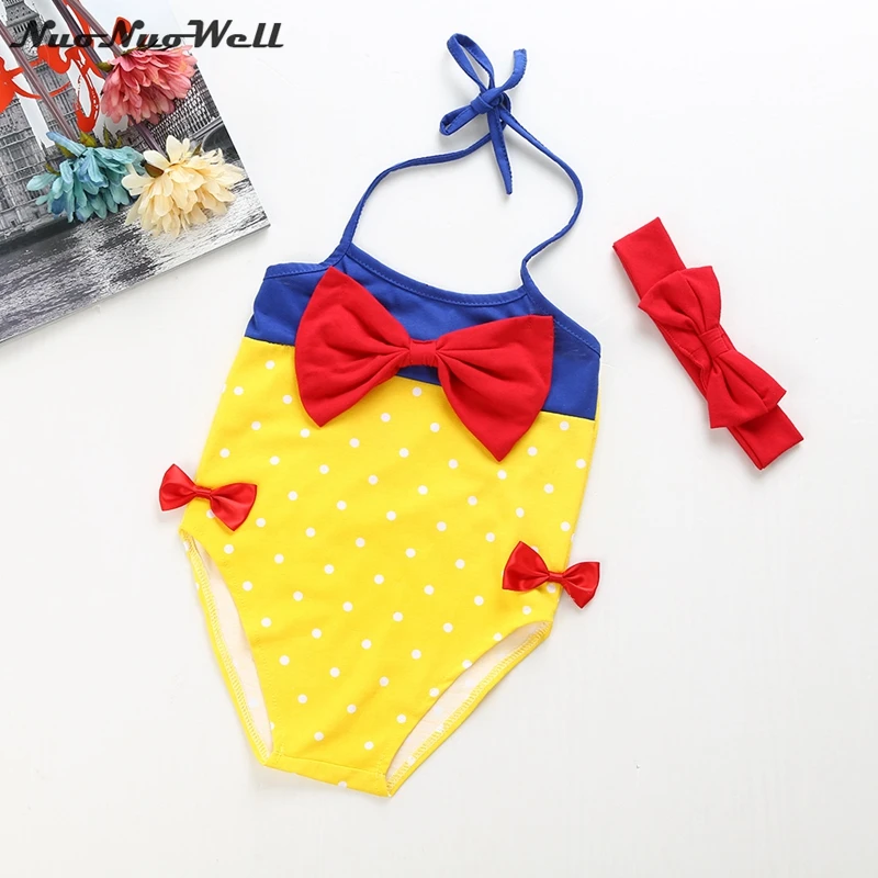 

New Spring Summer Swimwear Infant Baby Girl Swimsuit Kids 2pcs Beautiful Princess Swimmable Set 0-24M Infant Girl's Swim Costume