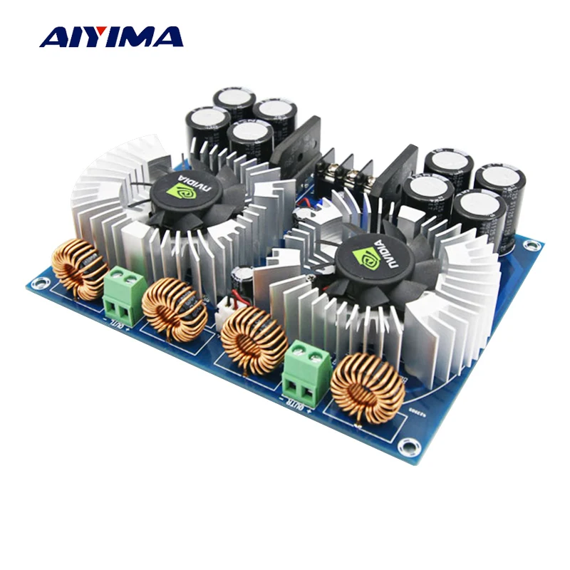 AIYIMA TDA8954TH цифровой аудио усилитель Совет 420 W * 2 высокой Мощность двухканальный