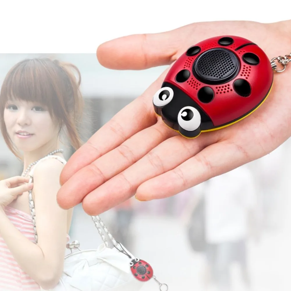 

LESHP Self-Defense Alarm 130db Anti-Attack loud alarm personal keychain defense with loudspeaker SOS lighting for outdoor safety