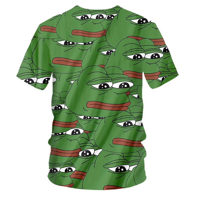 Men's 3D Pepe the Frog Full Printed T-Shirts