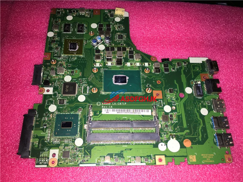 A4WAD LA C871P Mainboard FOR font b Acer b font Aspire E5 491G LAPTOP MOTHERBOARD WITH