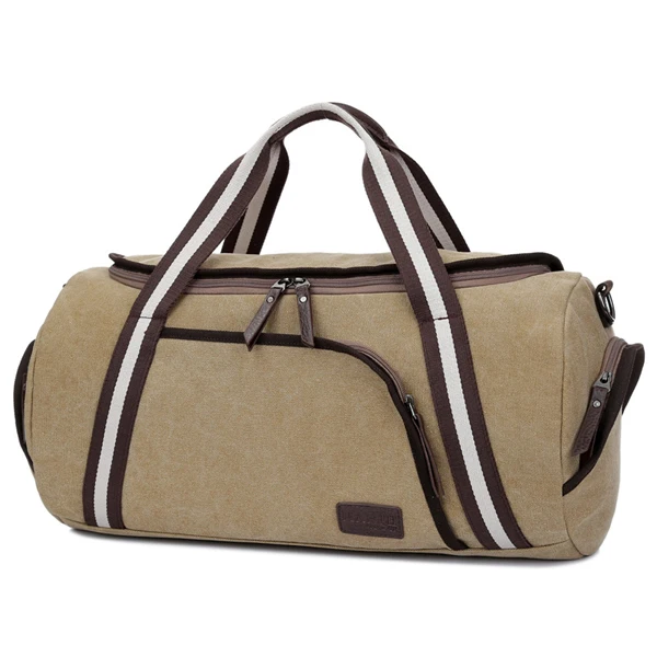 Canvas Fitness Gym Bag for Men Training Sports Bag for Women Traveling