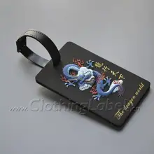 Багажная бирка, Заказная мультяшная Резина этикетки, силиконовые ярлыки, меньшее количество минимального заказа, высокое качество, 3D продукты
