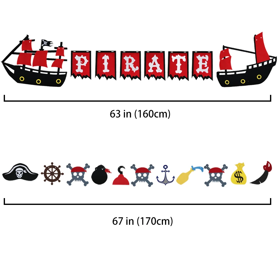 Special 70 70 Cm Pirate Cape Mask Sword Banner Themed Costumes For