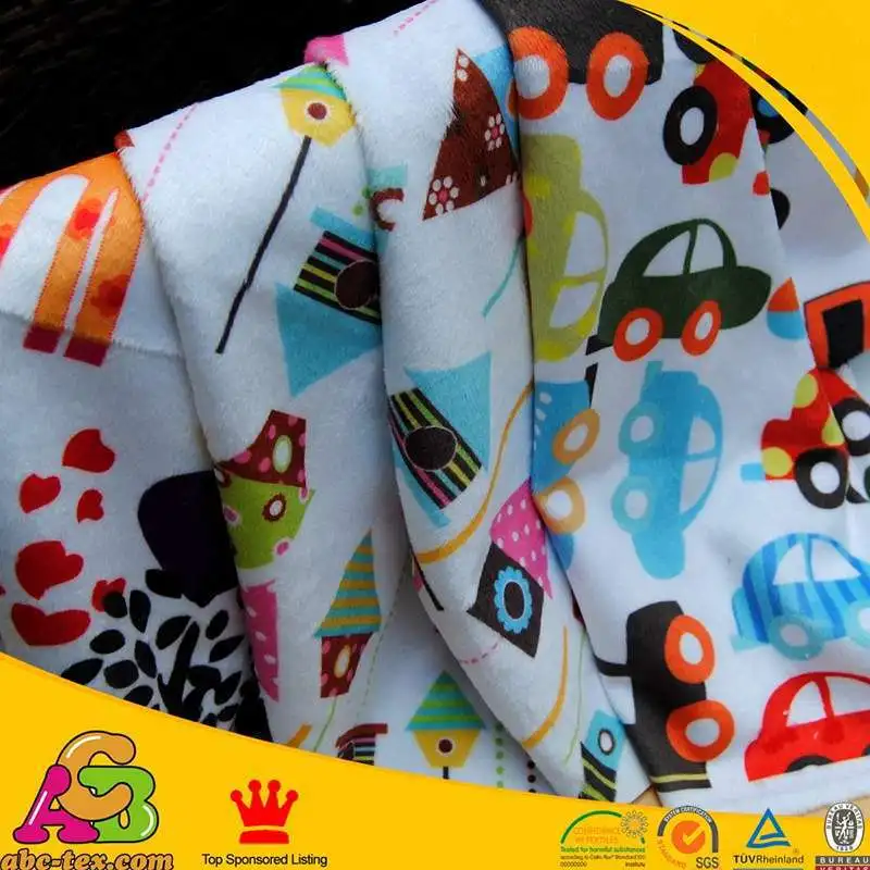 Fleece Print and Fleece dot all 4 pcs, Total 8pcs/lot, size 45cm*45cm can mixed design / color