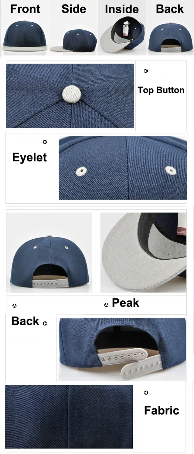 Акция Snapback шапки дешевый классический 2 тона шапки Твердые Простые плоские винтажные шляпы бейсболка без рисунка