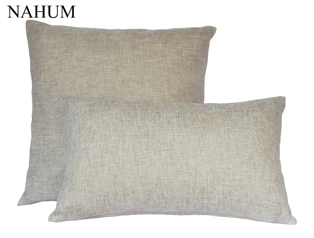 

EN50 Plain Solid Light Gray Grey Natural Linen Cotton Sofa Cushion Cover Pillow Case Home Decor 1pcs ( Wholesale and retail )