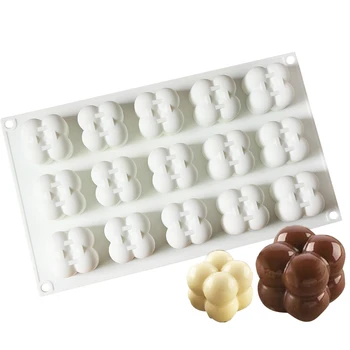 

Filbake Silicone Cake Chocolate Truffle Mold 15 Holes Stacking Ball Molds For Baking Moulds Mousse Pans Cake Decorating Tools