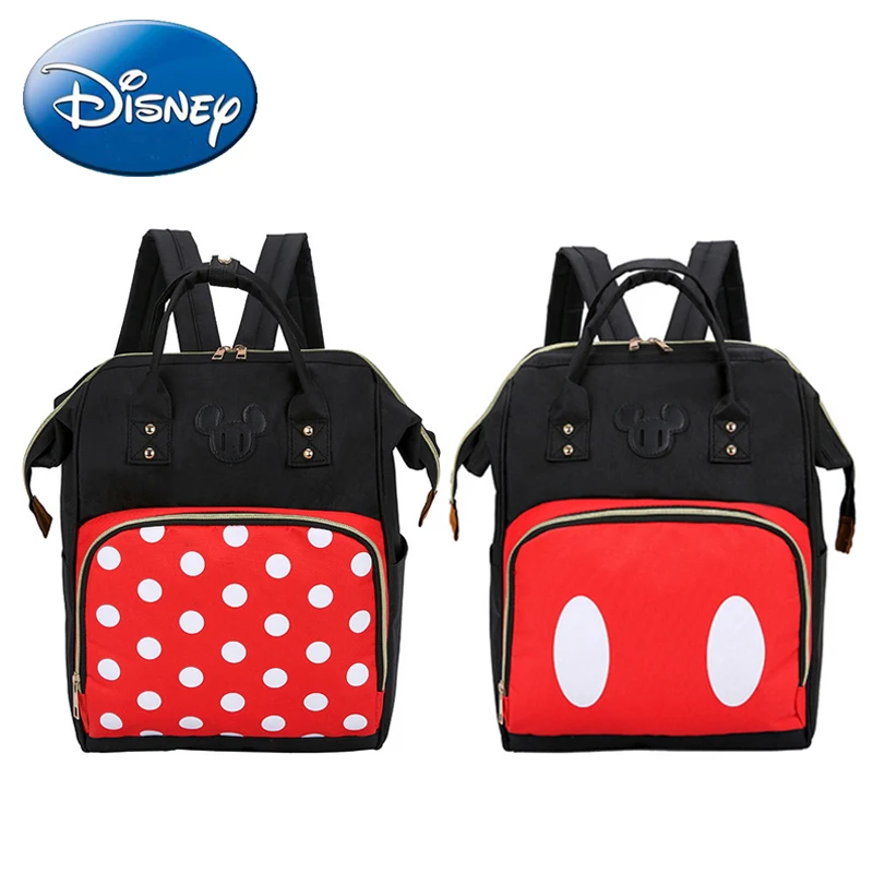 

Disney 2019 New Waterproof Diaper Bags Large Capacity Travel Backpack Mom Maternity Nappy Bag Storage Hanging Mummy Bags Gift