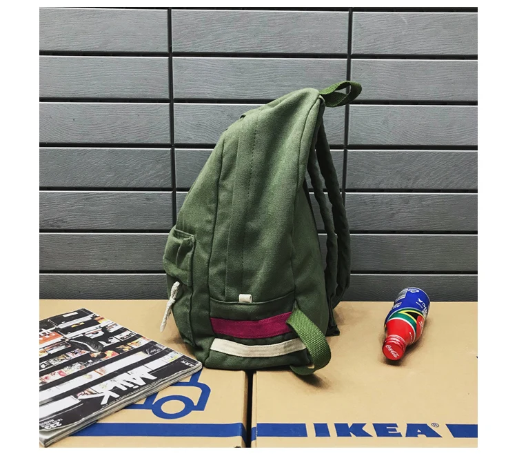 Menghuo Vintage Canvas Women Backpack Fashion Travel Backpack for Teenager Girls Student School Bag Casual Rucksack Female 2019_33_33