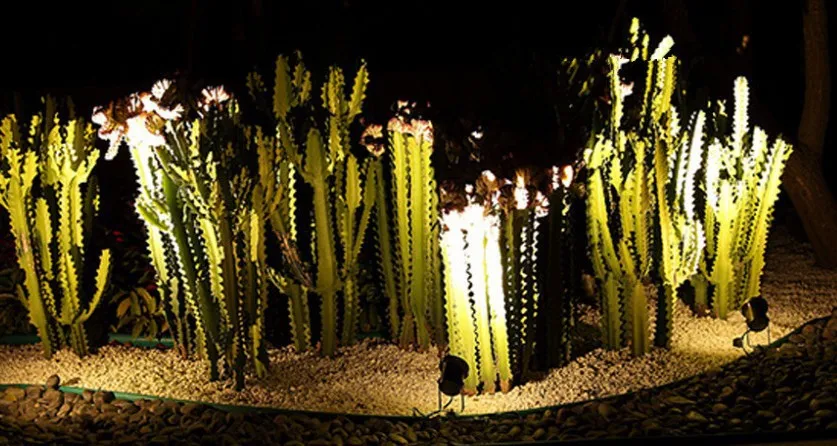 10 шт. Водонепроницаемый напольный газон садовый лампы ландшафтное освещение для садовой дорожки 9 W 110 V/220 V/AC/DC12V! 3-летняя гарантия