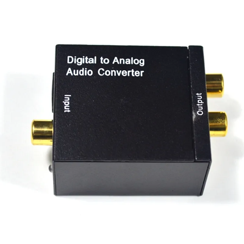 

DC5V mini HIFI fever Fiber coaxial input DAC audio decoder Digital to analog auido Converter 192Khz 24 bit