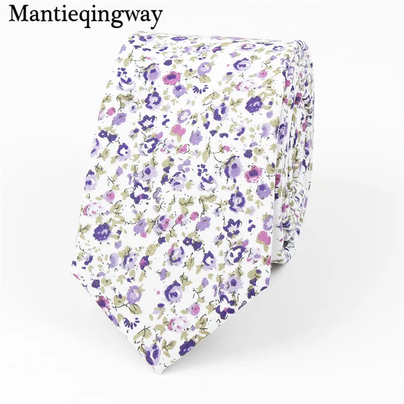 Mantieqingway 6-6.5 см хлопок галстук Для мужчин Для женщин Тощий Свадебный Цветочный галстук-бабочка Интимные аксессуары faashion Повседневное