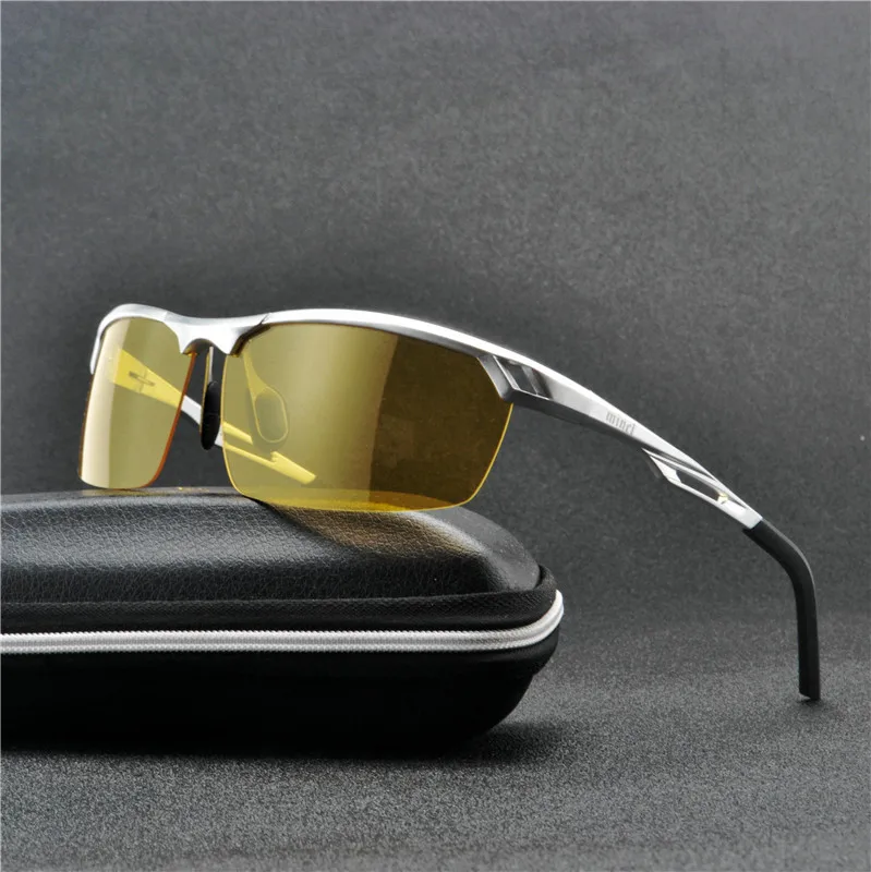 MINCL фирменные поляризационные женские солнцезащитные очки Для мужчин очки, подходят для вождения, солнцезащитные очки с Чехол Ночное видение очки UV400 очки NX