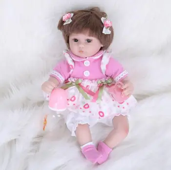 

Party Favors New 42cm silicone reborn dolls lifelike newborn babies toys soft touch bebe toys