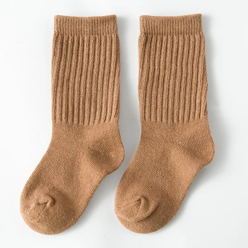 5 пар/лот осень и зима хлопок высокого качества конфеты цвета груды Носки для От 0 до 9 лет Детские носочки носки для мальчиков и девочек