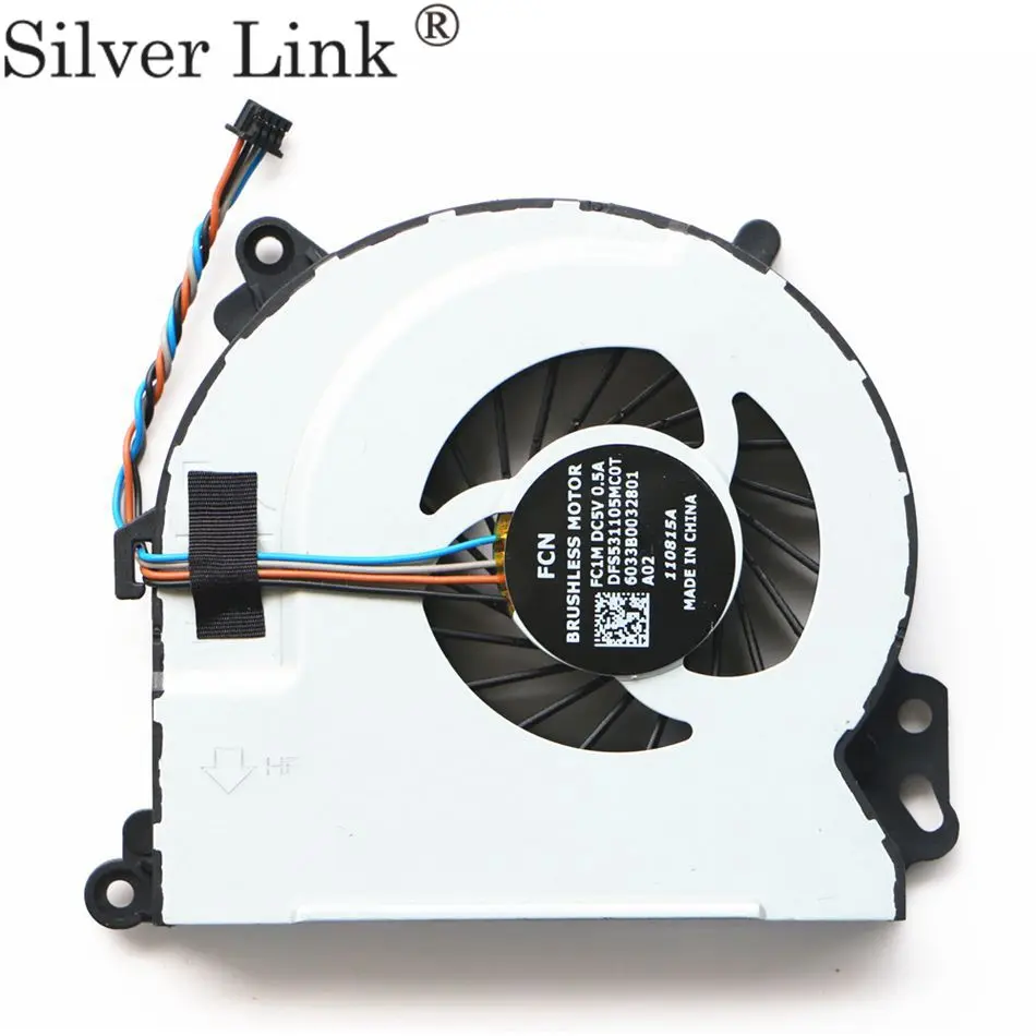 

Original new for HP Envy 15 15-J 15-J000 ENVY15 M7 17-J 720235-001 720539-001 6033B0032801 DFS531105MC0T laptop cpu cooling fan