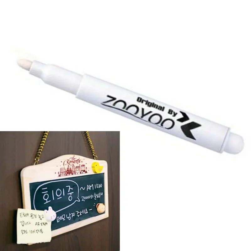 

2PCs Universal Erasable White Liquid Chalk Pen Sticker Windows Chalkboard Making Tool